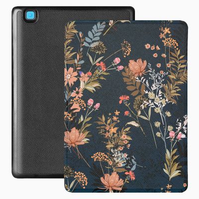 Lunso - Kobo Aura Edition 2 hoes (6 inch) - Vegan Saffiano Leren sleep cover - Urban Park