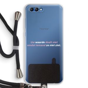 uw waarde daalt niet: Honor 10 Transparant Hoesje met koord