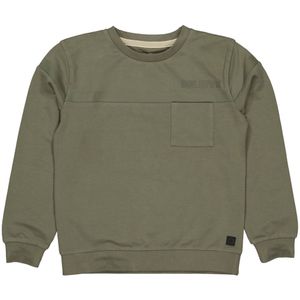 LEVV Jongens sweater - Davy - Groen basil