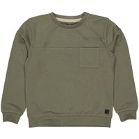 LEVV Jongens sweater - Davy - Groen basil - thumbnail