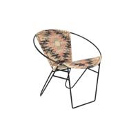 Stoel DKD Home Decor Multicolour 76 x 76 x 63 cm