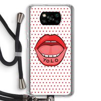 Yolo Denise: Xiaomi Poco X3 NFC Transparant Hoesje met koord