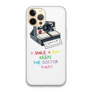 Smile: iPhone 13 Pro Max Transparant Hoesje