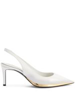 Giuseppe Zanotti escarpins en cuir à bout pointu 70 mm - Blanc