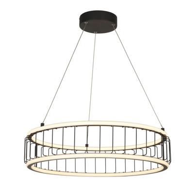 Searchlight Led hanglampCircolo Ø 57cm - 54214-1BK