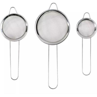 Benson Keuken vergiet/zeef - set 3-delig - RVS - compact - D10/8 en 6 cm