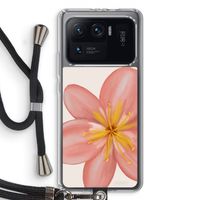 Pink Ellila Flower: Xiaomi Mi 11 Ultra Transparant Hoesje met koord