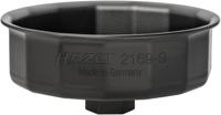 HAZET Oliefitersleutel 2169-9 · 24 mm buitenzeskant, 1/2 inch (12,5 mm) vierkant hol · Buiten-15-kant-profiel · SW 105 mm
