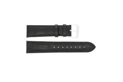 Horlogeband Universeel 61248.10.20.C Leder Zwart 20mm