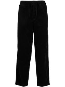 YMC pantalon côtelé Alva à coupe fuselée - Noir