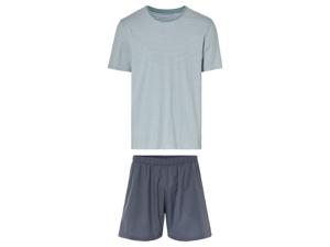 Heren pyjama (M (48/50), Groen/blauw)