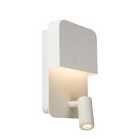 Lucide BOXER Bedlamp 1xGeïntegreerde LED - Wit - thumbnail