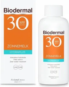 Biodermal Zonnebrand Hydraplus Zonnemelk SPF 30 - 200 ml