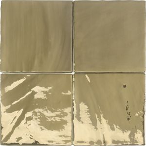 Wandtegel Dune Tabarca 15x15 cm Glossy Gold Dune Ceramics