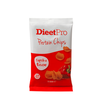DieetPro Protein Chips Paprika - 12 zakjes