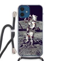 Spaceman: iPhone 12 Transparant Hoesje met koord