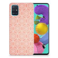 Samsung Galaxy A51 TPU bumper Pattern Orange