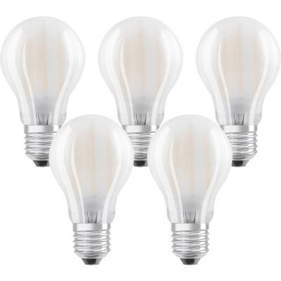OSRAM HOMELIGHTING 4058075090620 LED-lamp Energielabel E (A - G) E27 Peer 6.5 W = 60 W Warmwit (Ø x l) 60 mm x 108 mm Filament / Retro-LED 5 stuk(s)