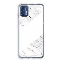 Biggest stripe: Motorola Moto G9 Plus Transparant Hoesje