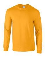 Gildan G2400 Ultra Cotton™ Long Sleeve T-Shirt - Gold - XXL
