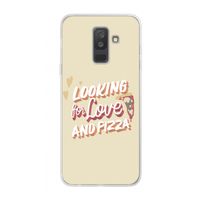 Pizza is the answer: Samsung Galaxy A6 Plus (2018) Transparant Hoesje