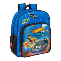 Schoolrugzak Hot Wheels Let's race Blauw Zwart 32 x 38 x 12 cm