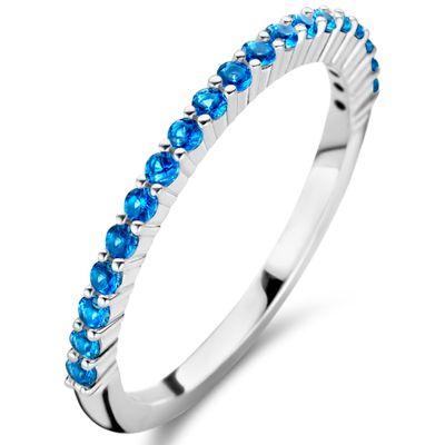TI SENTO-Milano 12268DB Ring zilver-kleursteen lapisblauw 1,5 mm