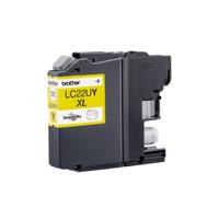 Brother LC22UY inktcartridge 1 stuk(s) Origineel Hoog (XL) rendement Geel