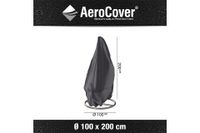 AeroCover 7969 Terras/patio bankbedekking Zwart - thumbnail