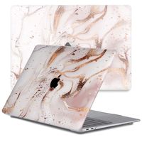 Lunso MacBook Pro 16 inch (2019) cover hoes - case - Marble Vera