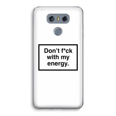 My energy: LG G6 Transparant Hoesje