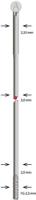 Alpina spoke sst butted 2,34x254 mm