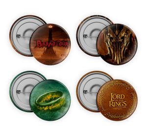 Lord of the Rings: Badge 4-Pack Pin