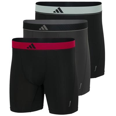 Adidas Boxershorts Micro flex 3-pack zwart grijs
