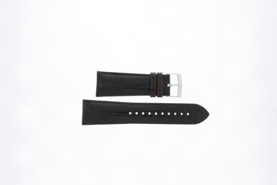 Horlogeband Armani AR0286 Leder Bruin 24mm