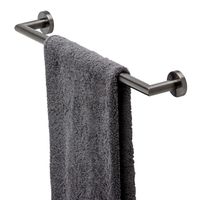 Geesa Nemox handdoekrek 49,9cm zwart metaal geborsteld