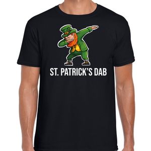 St. Patricks dab feest shirt / outfit zwart voor heren - St. Patricksday - swag / dabbin 2XL  -