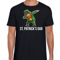 St. Patricks dab feest shirt / outfit zwart voor heren - St. Patricksday - swag / dabbin 2XL  - - thumbnail