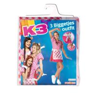 Studio 100 K3 verkleedjurk - 3 biggetjes - 6-8 jaar - verkleedkleding