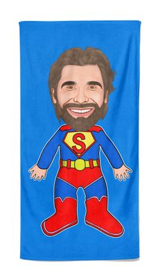 Cartoon Handdoek Superman - Pillow Buddies