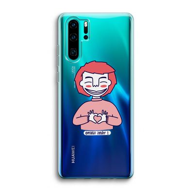 Hartje: Huawei P30 Pro Transparant Hoesje