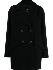 PINKO manteau à boutonnière croisée - Noir