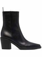 Gianvito Rossi bottines Dylan en cuir - Noir