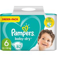 Pampers Baby-Dry Maat 6, 82 Luiers, Tot 12 Uur Bescherming, 13-18kg - thumbnail