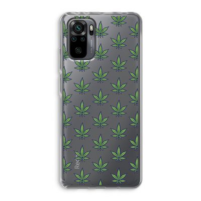 Weed: Xiaomi Redmi Note 10 Pro Transparant Hoesje