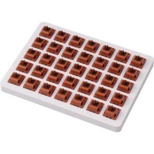 Keychron Gateron Cap Golden-Brown Switch-Set keyboard switches 35 stuks