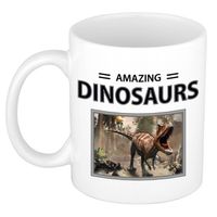 Foto mok Carnotaurus dino beker - amazing dinosaurs cadeau dinosaurus liefhebber - feest mokken