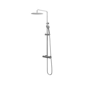 Opbouw Regendouche Brauer V-Line Chrome Edition Showerpipe Met Hoofddouche 30 cm Chroom