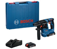 Bosch Blauw GBH 18V-18 Accu-Boorhamer SDS+ 1,5J 18V 2.0Ah in koffer - 0611927001 Bosch Blauw GBH 18V-18 Accu-Boorhamer SDS+ 1,5J 18V 2.0Ah in koffer - 0611927001