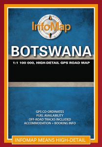 Wegenkaart - landkaart Botswana | Infomap